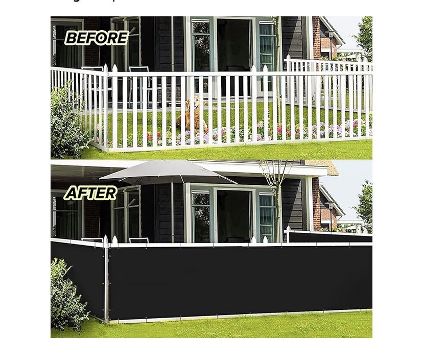 Balcony Fence Cover 3’x16’