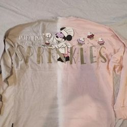 Disney Parks EPCOT 2019 Food and Wine Festival Shirt Womens S Pink Brown Minnie