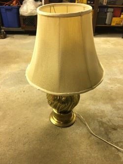 2 Brass Lamps with shade