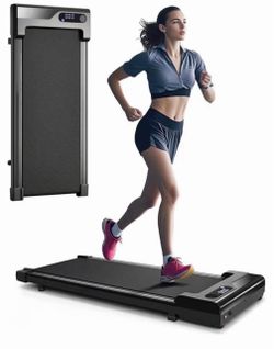 Walking Pad Treadmill for Home - Under Desk Treadmills Portable Mini Compact Walk Pads for Small Spaces Office Indoor Apartment Floor Flat Running Mac