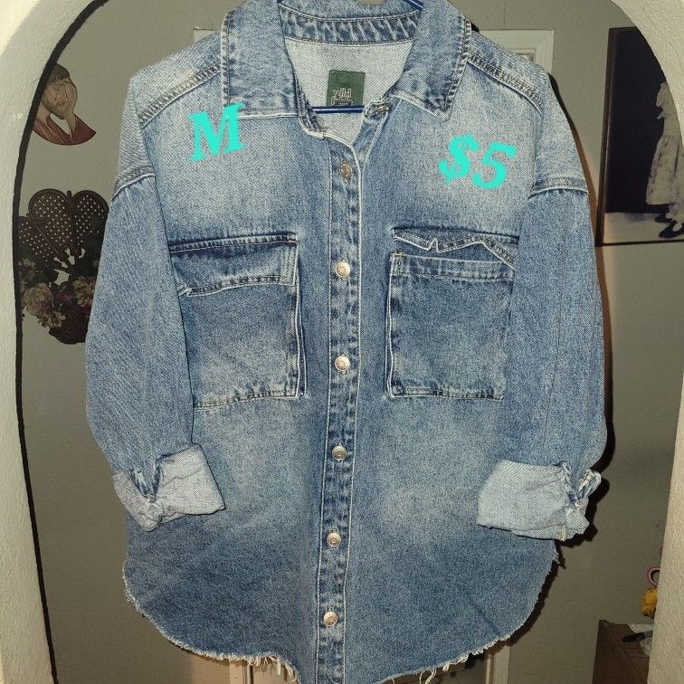 Womens Jean Jacket M