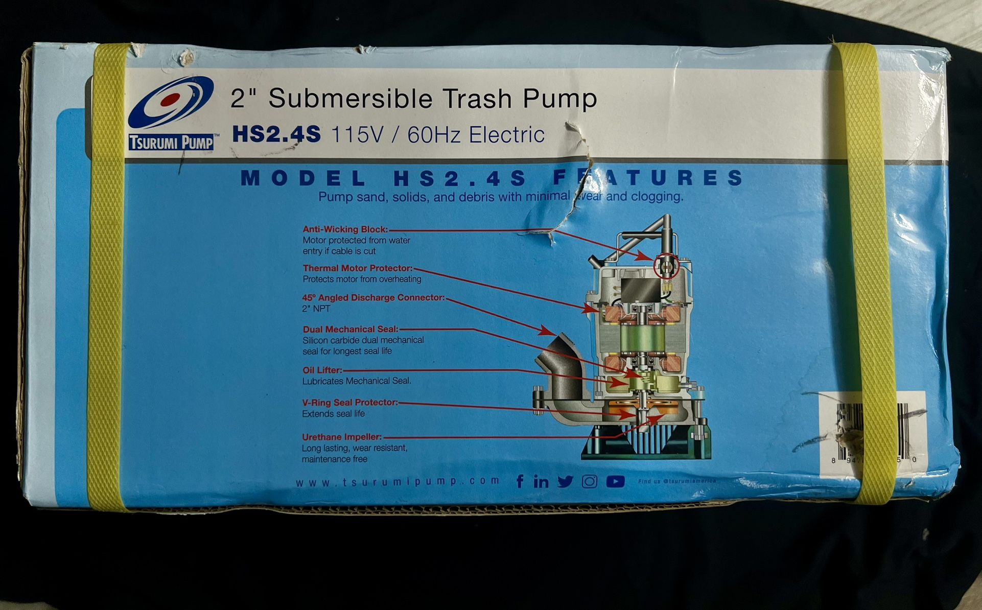 Sumergible Trash Pump .