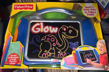 Vintage Toy. Doodle pro glow