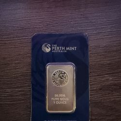 Perth Mint 1 OZ Gold Bar