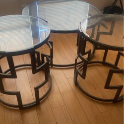 Coffee Table And End Tables 