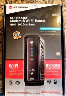 Motorola modem & Wifi router