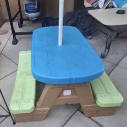 Kids Table Picnic Table Children Bench