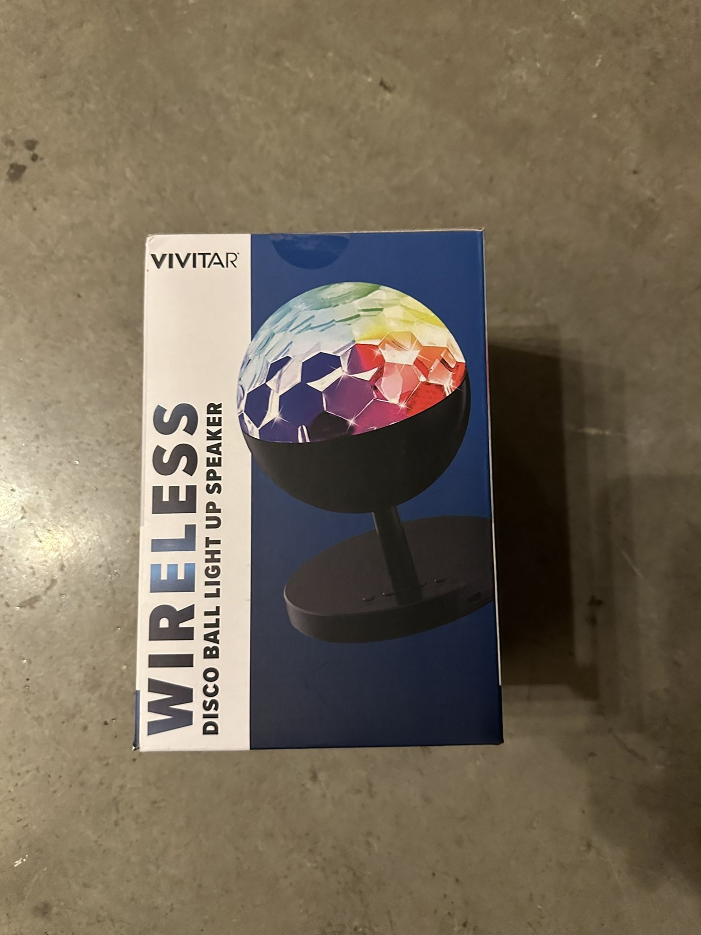 Vivitar Wireless Disco Ball Light Up Speaker