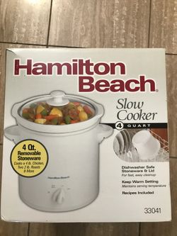 Cooker Hamilton Beach slow cooker new