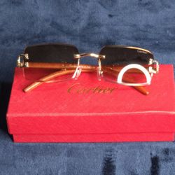 Cartier "Sticks" Glasses Brown Tint