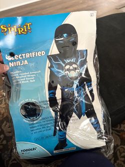Ninja costume with light up mask