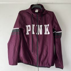 BURGUNDY PINK WINDBREAKER 