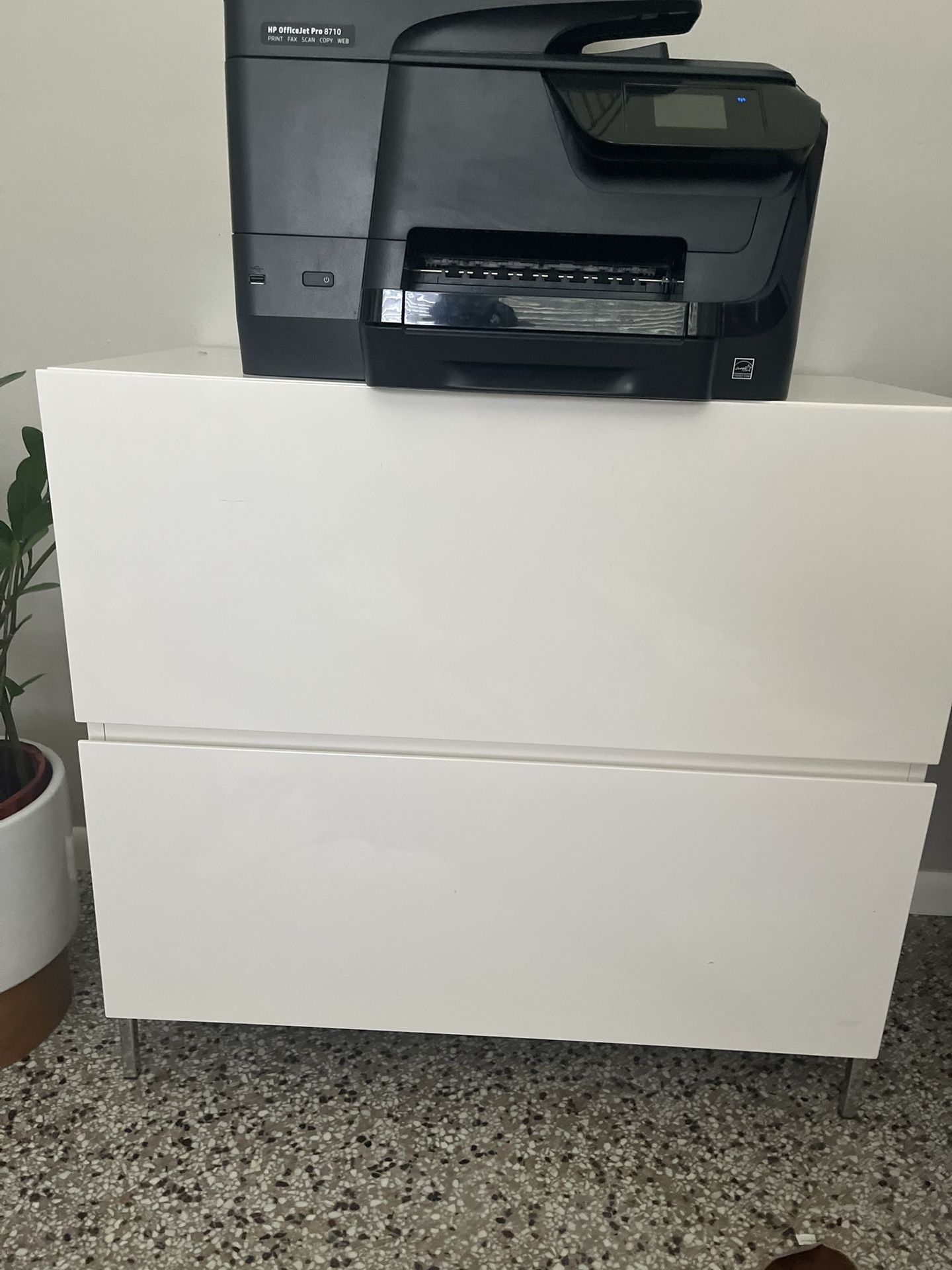 West Elm Lacquer Filing Cabinet