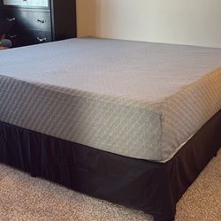 King Memory Foam Cooling Gel Mattress 