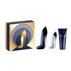 CAROLINA HERRERA - GOOD GIRL EDP 3PC SET + HAIR MIST 1.0 OZ + BODY LOTION 3.4 OZ ( W ) 2.7 OZ