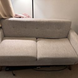 Small Mid Century Style Loveseat