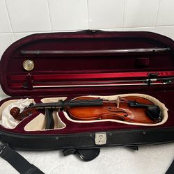Violin Glazed Wood Set