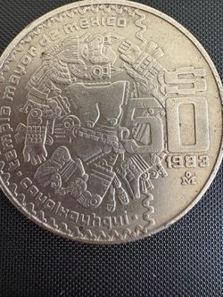 Moneda de $50 pesos mexicana
