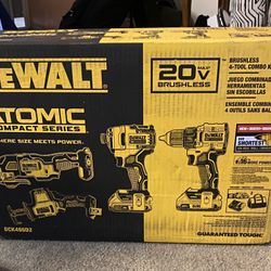 DEWALT BRUSHLESS 4-TOOL COMBO KIT