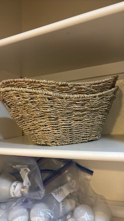 2 Wicker Baskets 