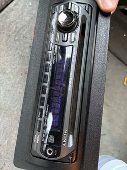 Sony single din receiver