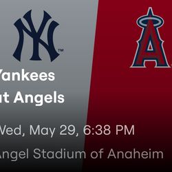 Angel/Yankee Tickets 4-29-24