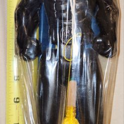 Vintage Mexican Knockoff Bootleg Blow mold 12" Parachute Action Figure 1960/70 