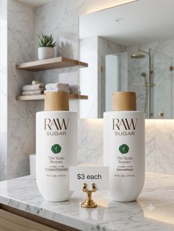 Raw sugar shampoo/conditioner