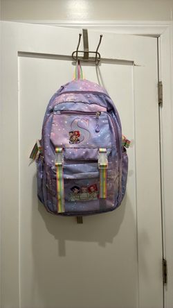 Huntrix Girls Purple Galaxy Backpack