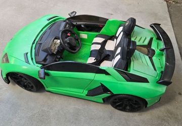 24v Drift Lamborghini Ride On Car w/ Drift Tires - Green