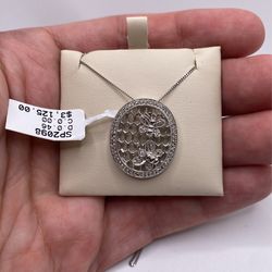 Stunning Diamond & Gold Pendant (0.46 C.t) Cert!