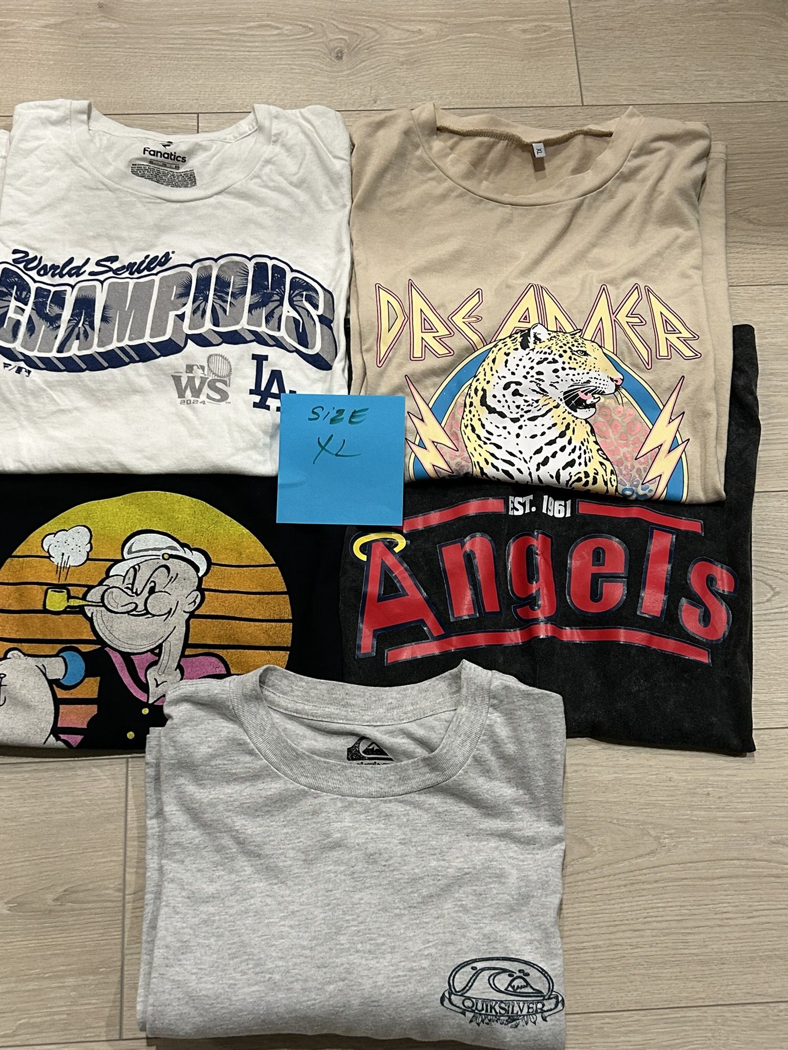 Vintage Graphic 5 XL T Shirt Bundle