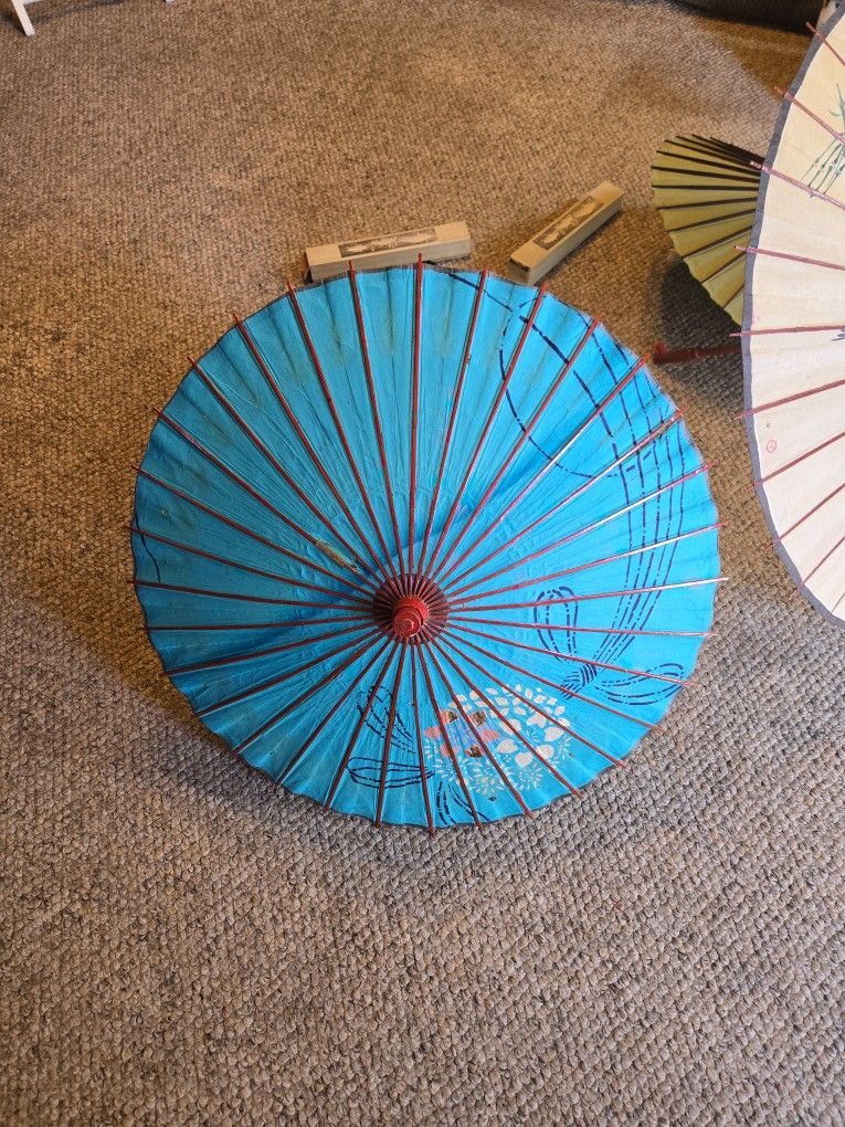 Vintage JAPANESE (Shoji Lanterns) (Authentic Parasols) Collectibles