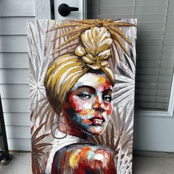 Painting Of Woman In Headwrap