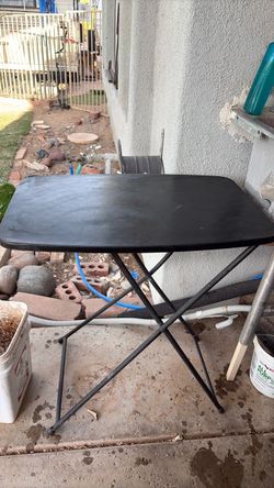 Black Folding Outdoor Table