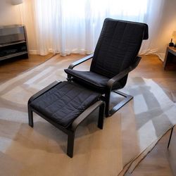POÄNG Armchair and ottoman