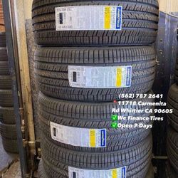 215/45R17 Goodyear Eagle RS-A Set of Tires Installed and Balanced Set de Llantas Nuevas Instaladas y Balanceadas