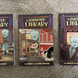 3- The Haunted Library Books
