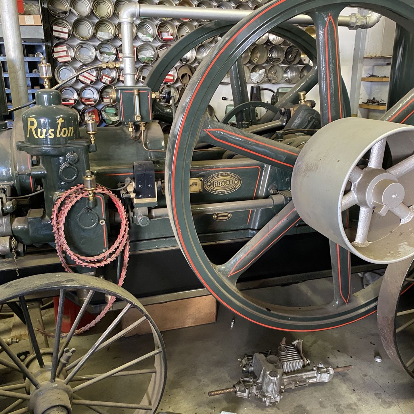 Antique Ruston Hornsby Gas Over Diesel Engine
