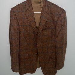 Rare Vintage Burberry  100%  Wool Suit Jacket