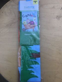 New small garden flag