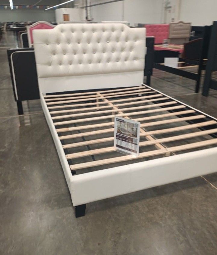Queen Size Frame And Mattress