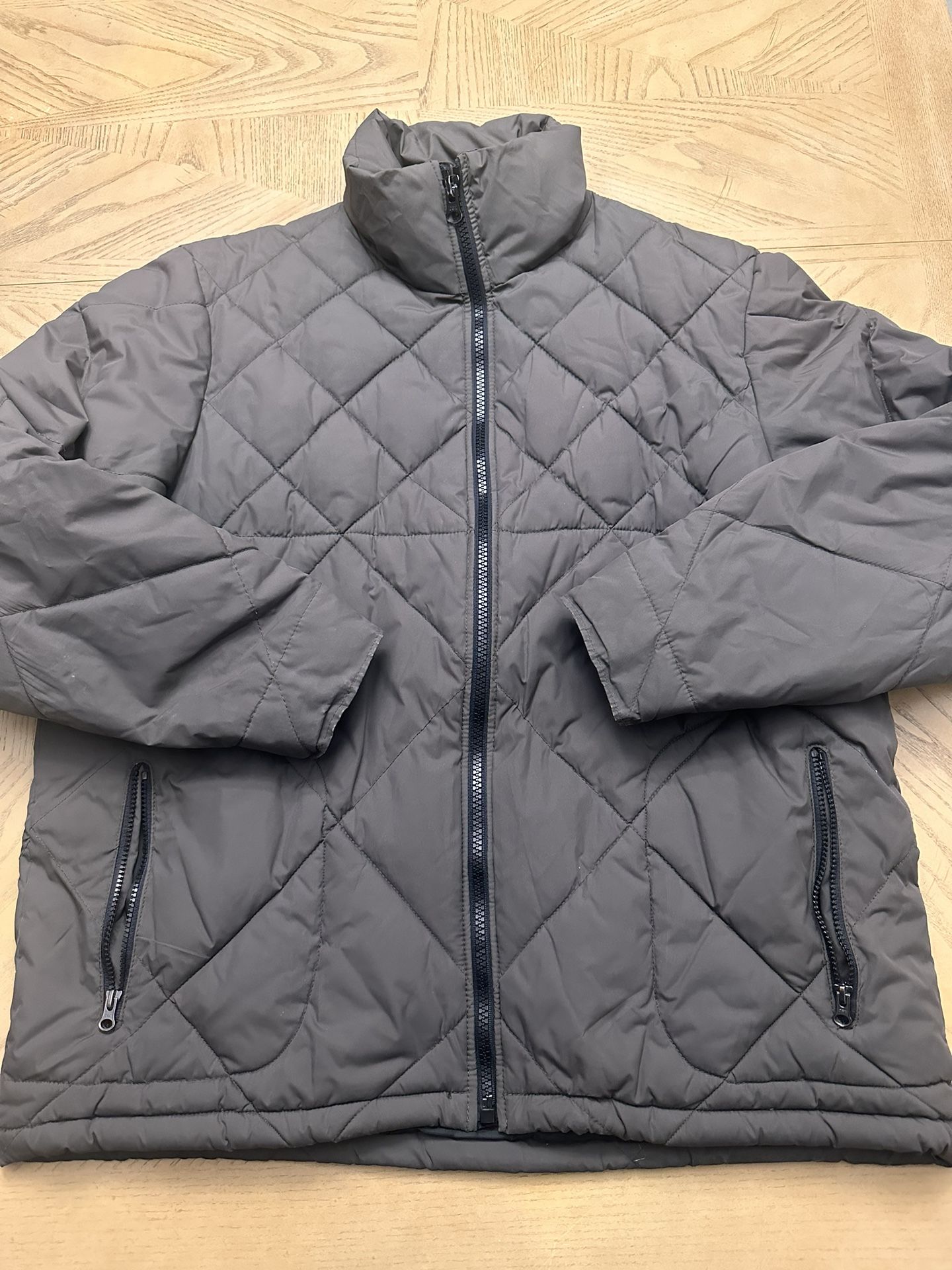 Old Navy Men’s Brown quilted puffer Jacket Size 2Xl