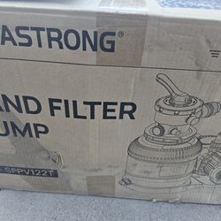 Aquastrong SFPV122T Sand Filter Pump used for above-ground pool filtration