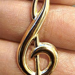 💛18k G-CLEF pendant