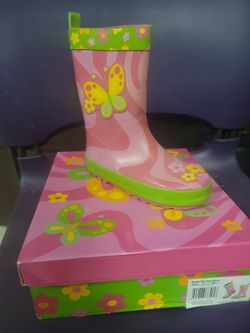 Rain jacket, matching Boots & Umbrella Excellent Condition 