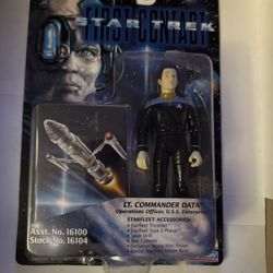 Playmates Toys Lt. Commander Data Star Trek First Contact Action Figure