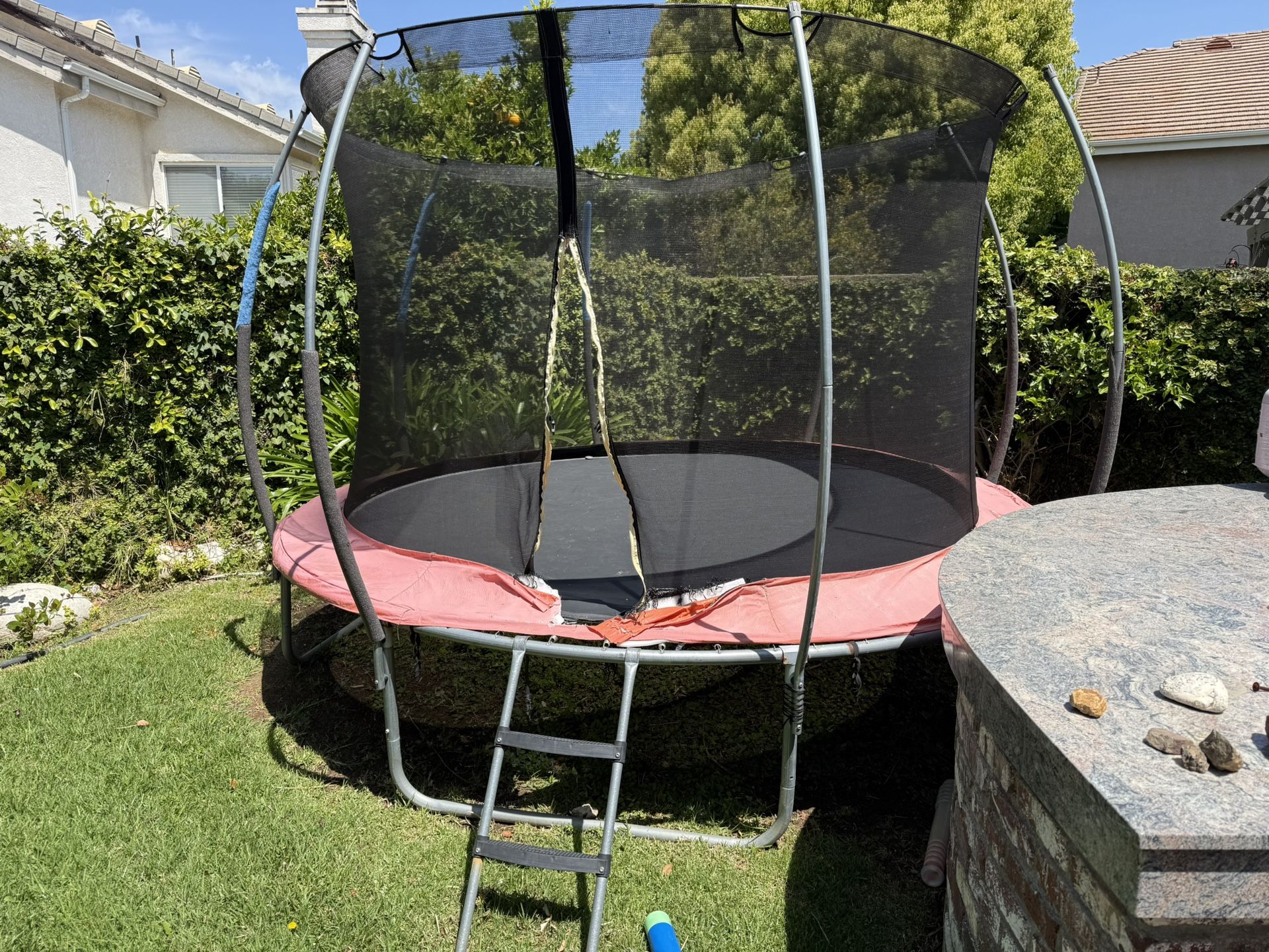 Trampoline With Net
