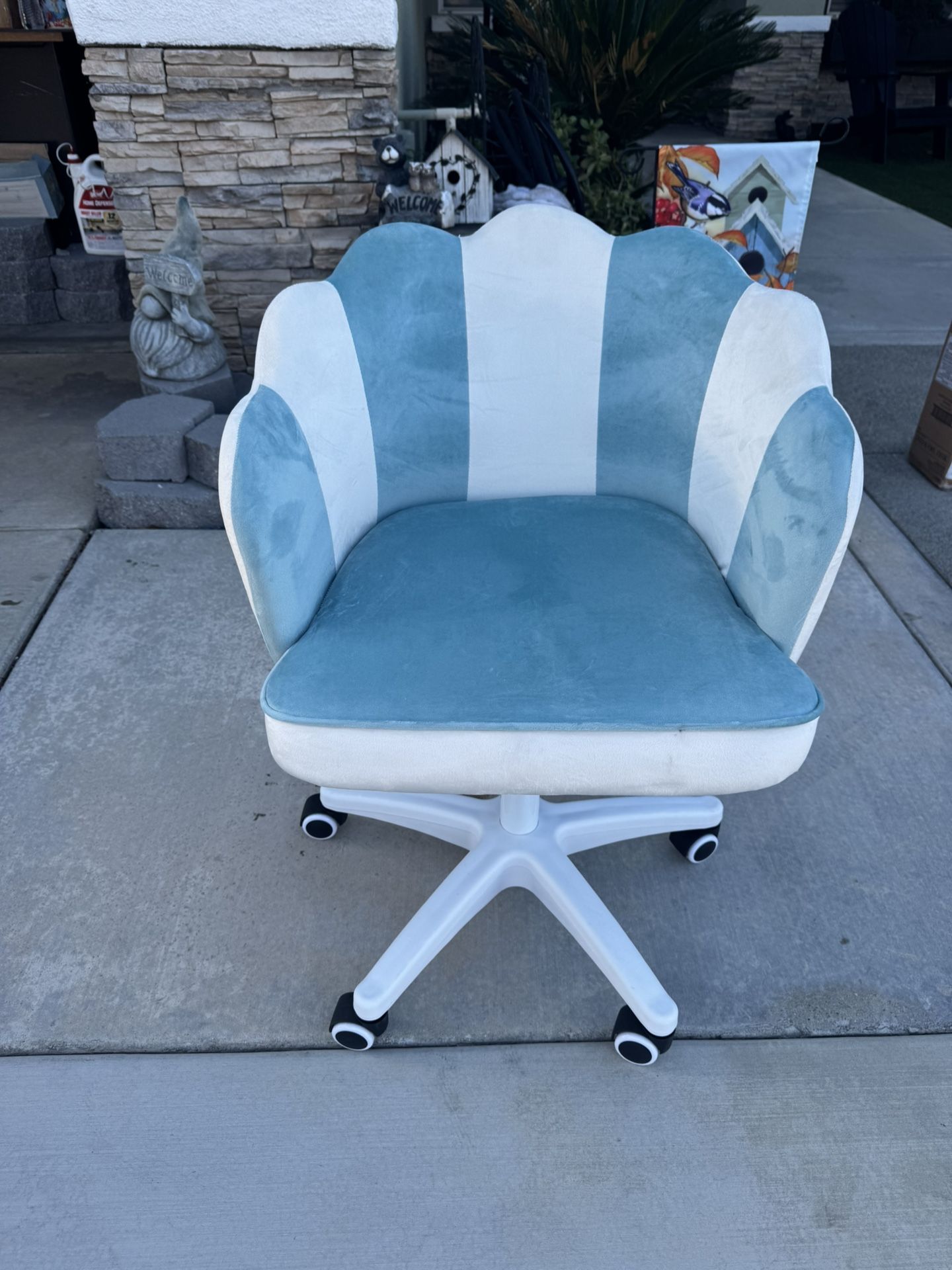 Vanity Chair Velvet Petal Desk 