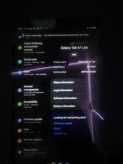 Samsung Galaxy Tab A7 Lite (SM-T220) – Like New, Under 25 Hours Use